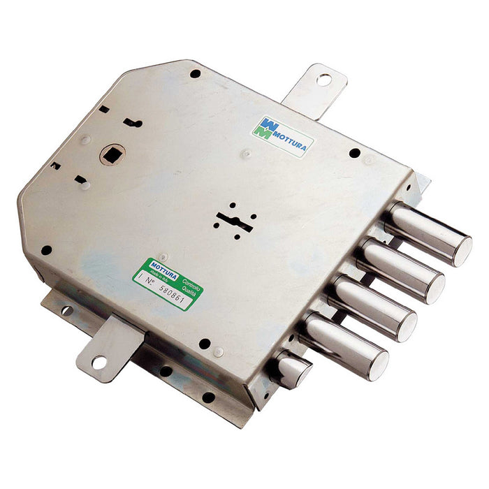 serratura da applicare triplice per porte blindate sx e 63 - mm 182 x 146 cod:ferx.3014572nlm