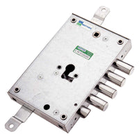 serratura da applicare triplice per porte blindate sx e 63 - mm 206 x 136 cod:ferx.3014592nlm