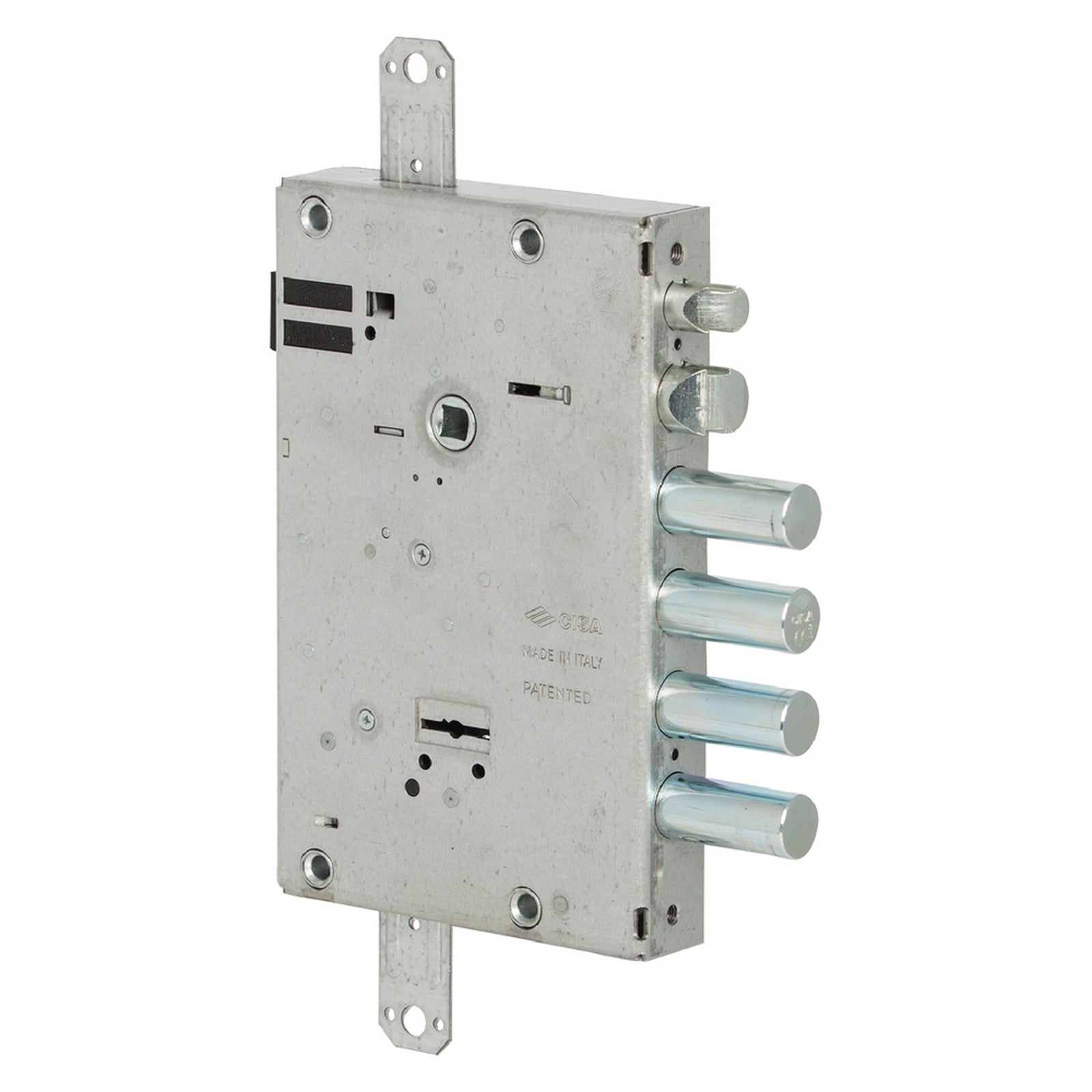 serratura elettrica da applicare triplice per port e 64 -4 mandate /4 caten. chiave lunga cod:ferx.3161580nlm