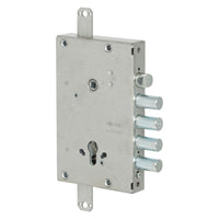 serratura da applicare triplice per porte blindate e 64 - 2 mandate / 4 catenacci codice 3160190 cod:ferx.3160190nlm