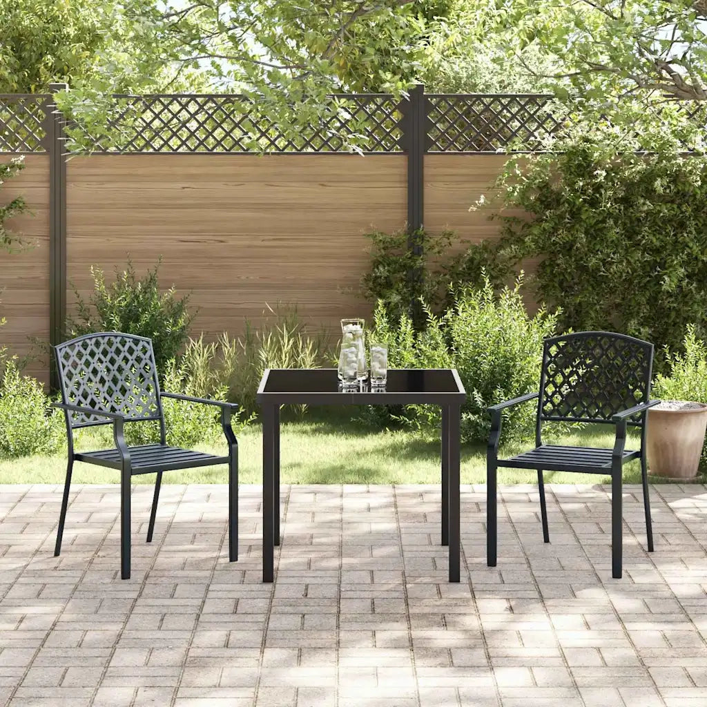 Set da Pranzo per Giardino 3 pcs Antracite 3379303