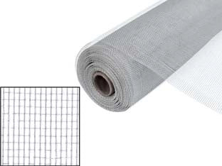 ZANZARIERA IN ALLUMINIO LITE KOTE 18/14- maglia 18/14 - cm.70 x mt.30 - colore argento - 1 rotolo PHIFER