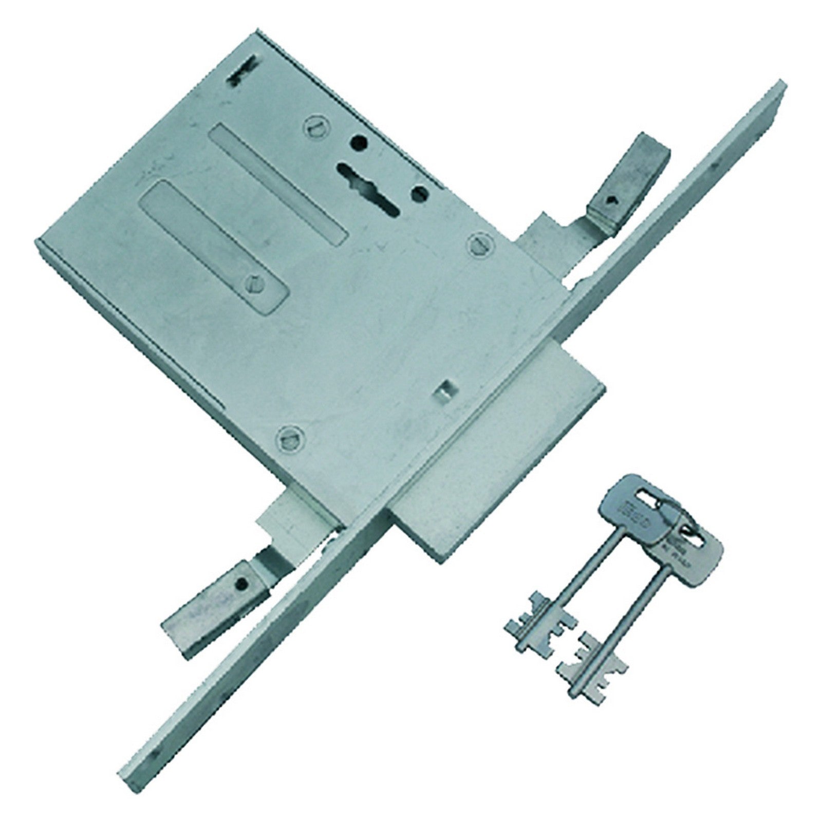 serratura a doppia mappa da infilare per fascia ar e 60 - scatola mm 113 x 82 cod:ferx.300950nlm