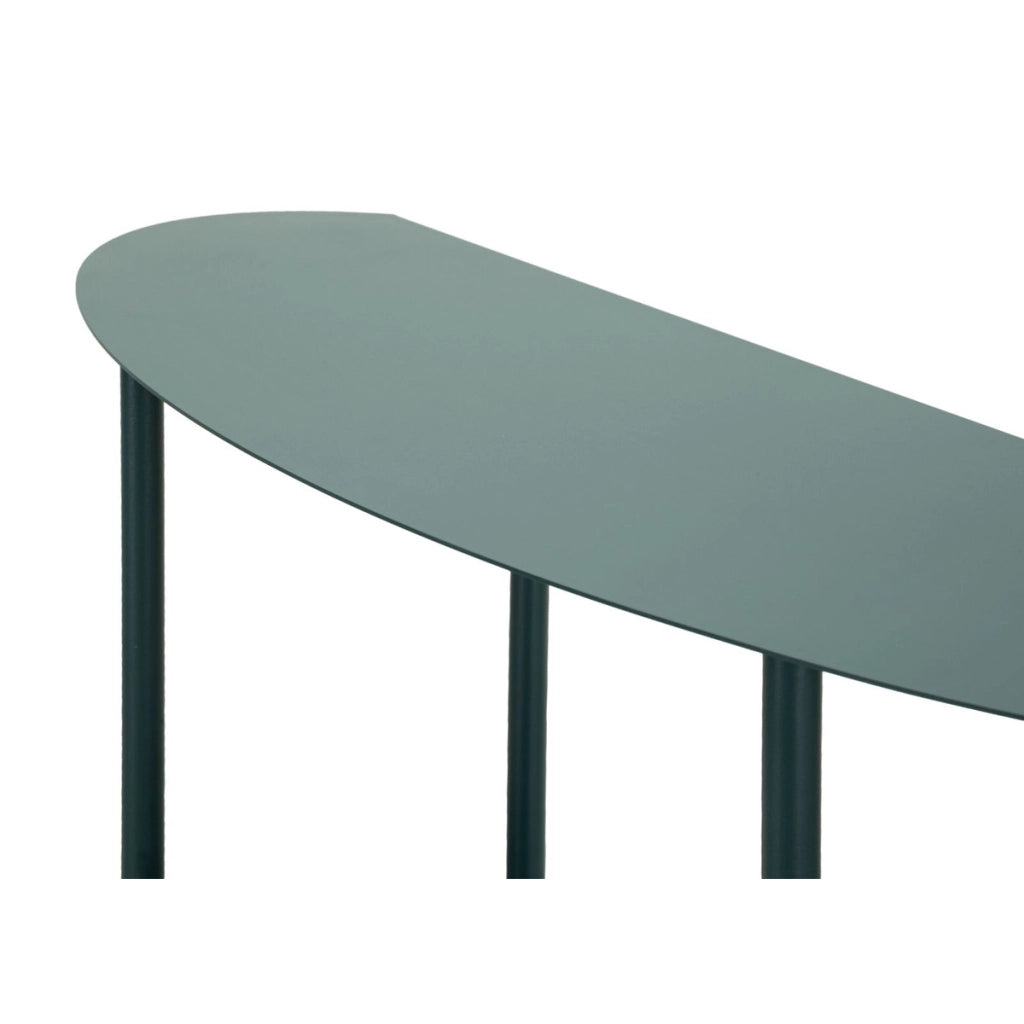 Tavolo Consolle VKH1105, Beige, Metallo, 90x28x81 cm