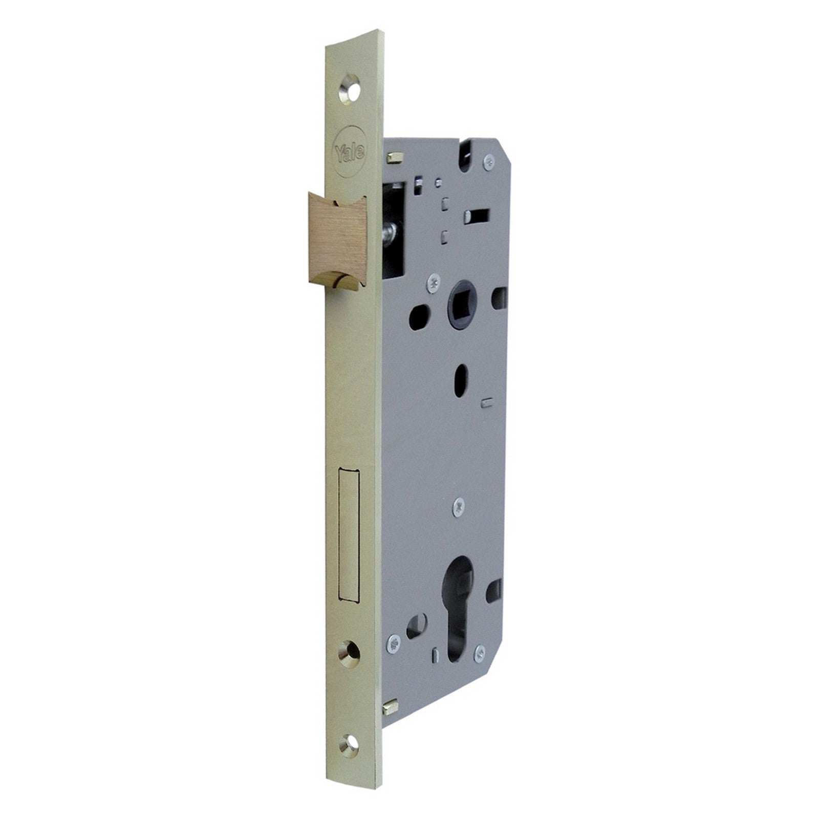 serratura da infilare per porta legno art. y52x e45 b.quadro -contropiastra ottone lucido cod:ferx.3022361nlm