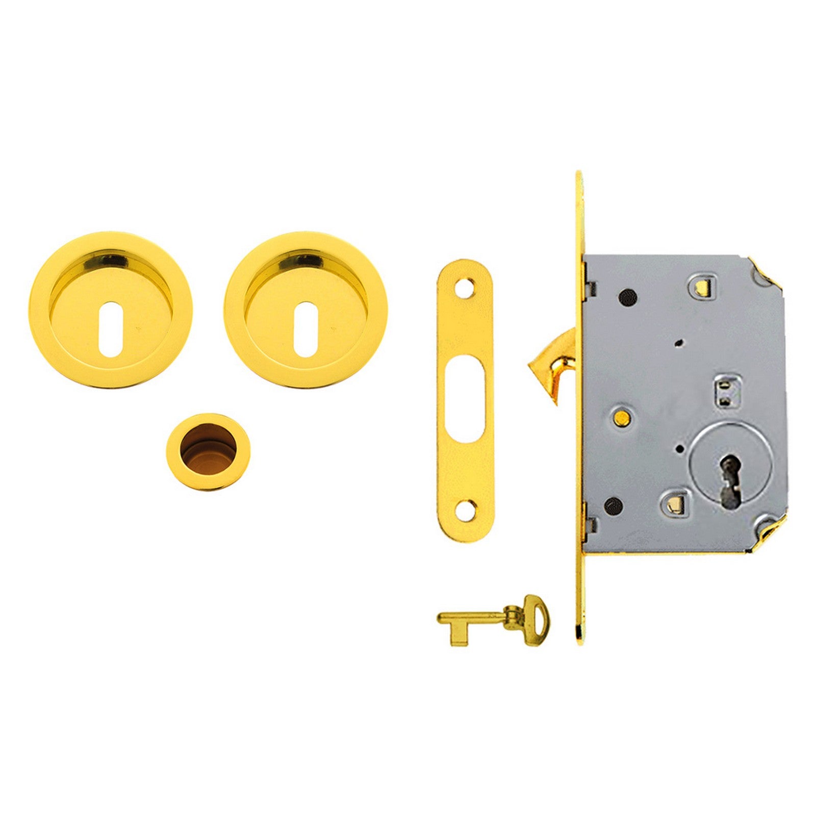 kit per porte scorrevoli finitura oro lucido codice 3005590 cod:ferx.3005590nlm