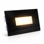 Segnapasso Faretto LED da incasso per scatola 503 IP65 4W 3 tonalità CCT Luce calda, naturale, fredda - vetro Nero per esterni e interni 220V