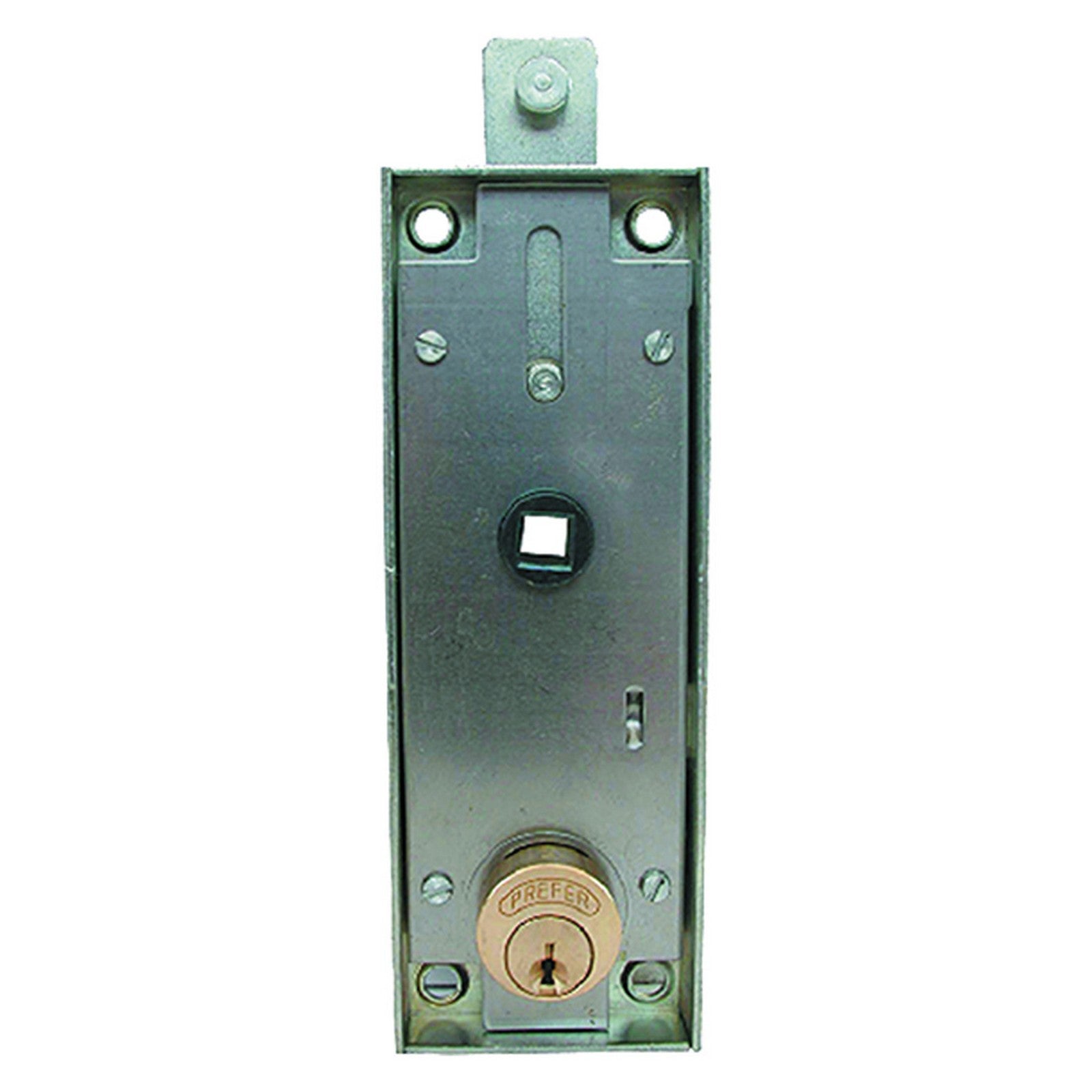 serratura per porta basculante art. b551 cilindro tondo cod:ferx.332020nlm