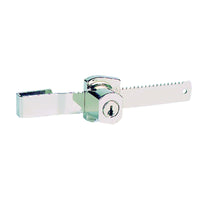 serratura a cilindro per vetri scorrevoli ømm 26 - lunghezza 130 cod:ferx.3007410nlm