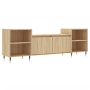 Mobile TV multimediale mensola TV credenza TV sala da pranzo soggiorno camera da letto rovere Sonoma 160 x 35 x 55 cm legno ingegnerizzato marrone 02_0027503