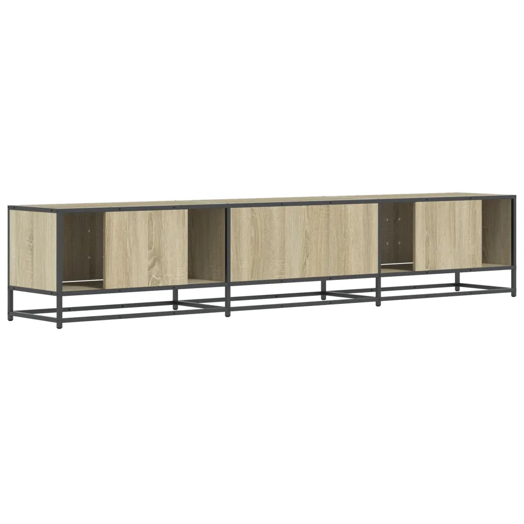 Mobile per TV Rovere Sonoma 210x35x41 cm in Truciolato