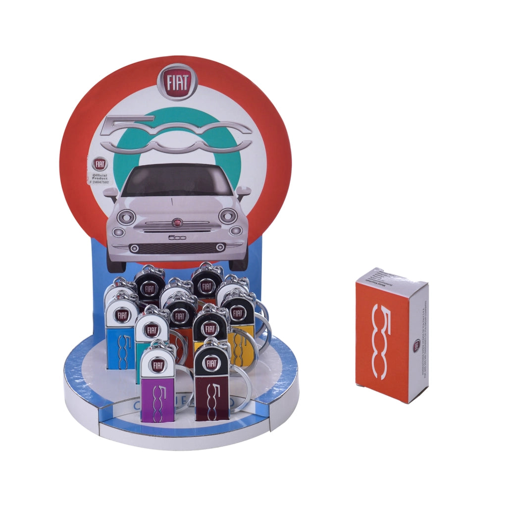 Portachiavi Auto FIAT 500 – 500X – 500L Colori Assortiti - 40650005