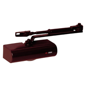 chiudiporta aereo 'smart plus 2' c1416 con fermo - testa di moro cod:ferx.3160310nlm