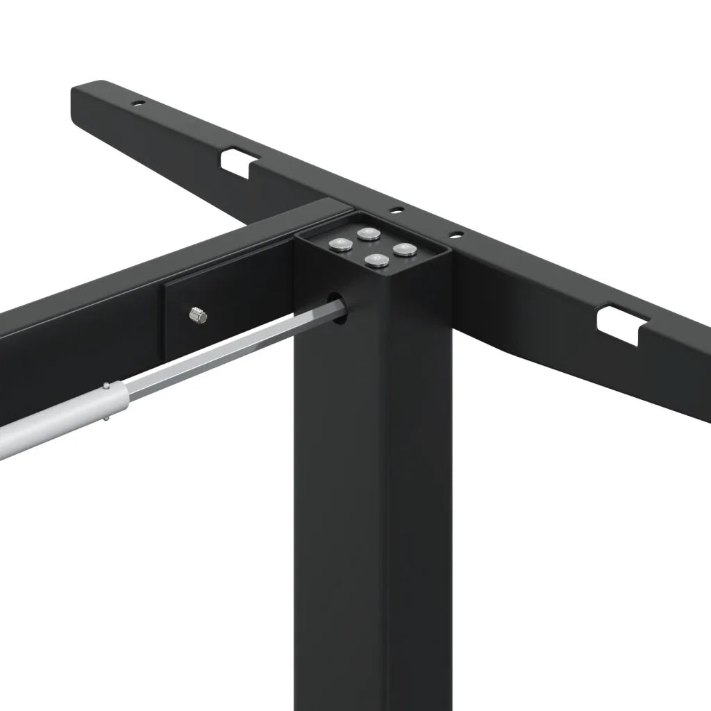 Telaio Scrivania in Piedi Nero (94-135)x60x(70-114)cm Acciaio CFW8844472