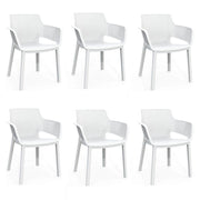 Set Sedie da Giardino Keter Elisa in Resina 6 Pz Colore: Bianco