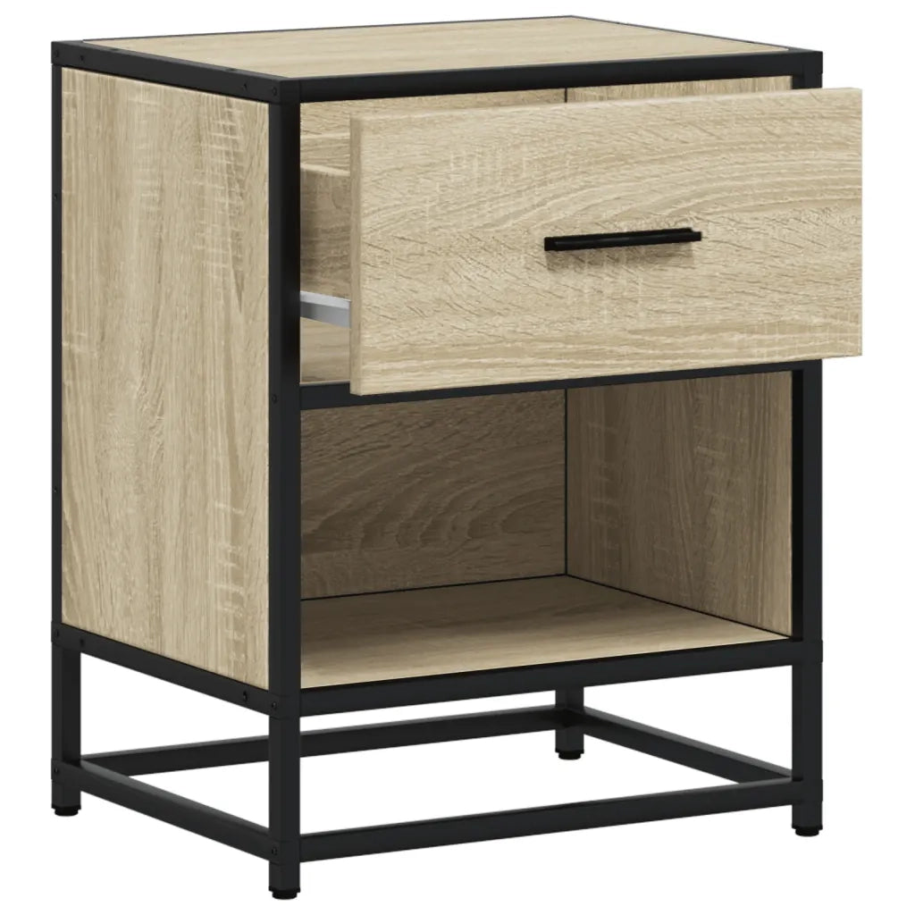 vidaXL Comodino Rovere Sonoma 40x31x50 cm in Truciolato
