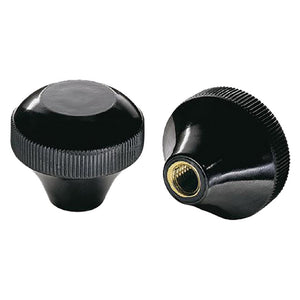 pomolo ''f'' con boccola m 6 x ømm 35 cod:ferx.3400252nlm