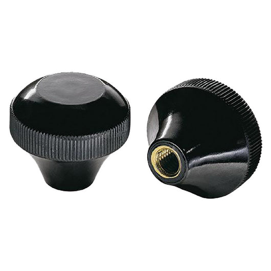 pomolo ''f'' con boccola m 6 x ømm 35 cod:ferx.3400252nlm