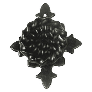 pomolo con piastra mm 25 cod:ferx.304828nlm