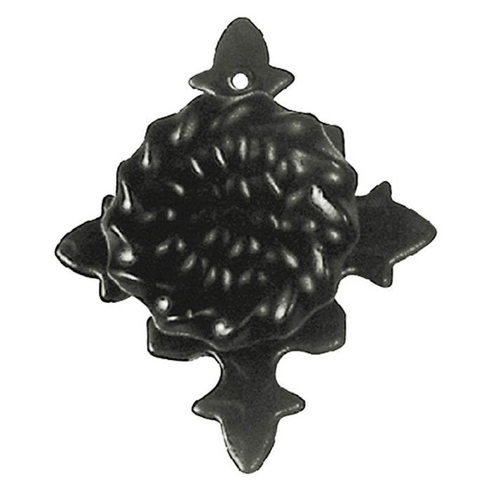 pomolo con piastra mm 25 cod:ferx.304828nlm