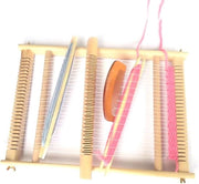 Macchina per cucire a maglia in legno - Sviluppa abilità manuale ed equilibrio occhio-mano per realizzare sciarpe