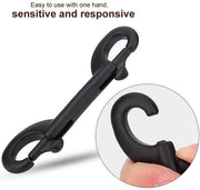 Fermo Velcro in Acciaio Inossidabile - Veerbelastato - Fermo Facile - Duraturo - Resistente alla Corrosione - Leggero 41-76 g - Fermo a Snappeto
