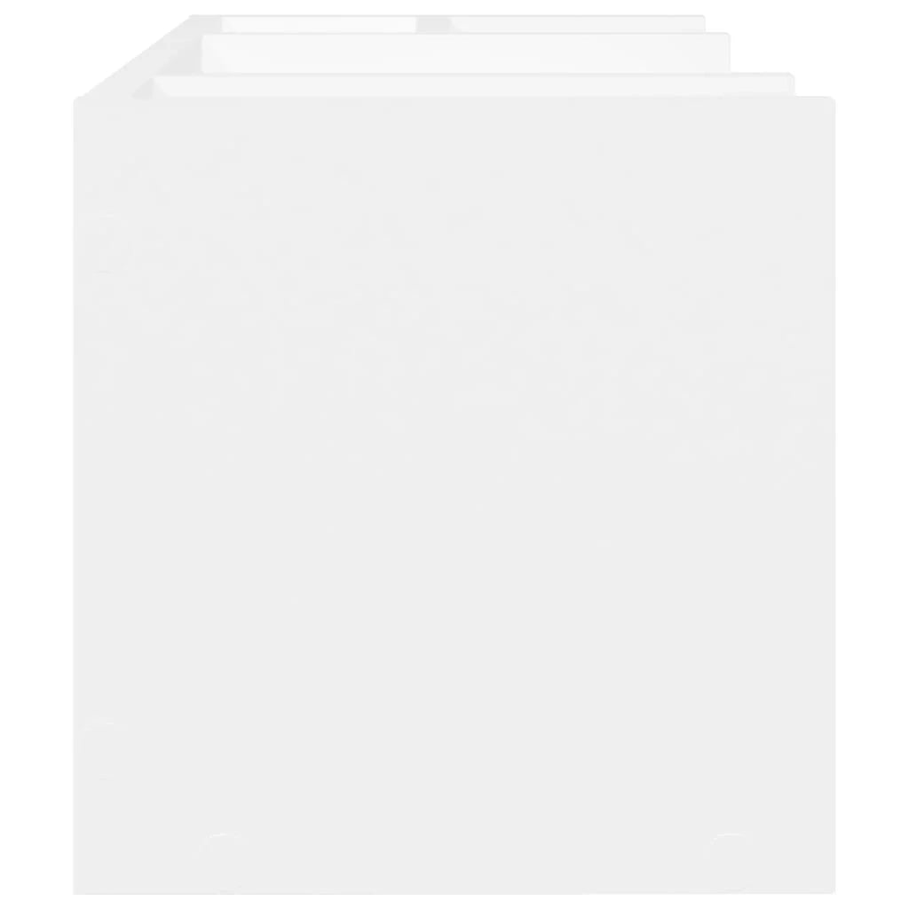 Mobiletto portaoggetti per ufficio 44,5 x 24 x 25 cm in legno ingegnerizzato bianco 02_0043566
