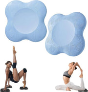 Set di 2 cuscini per ginocchia yoga - Cuscini per protezione ginocchia - Mat per equilibrio sportivo - Mat anti-slip per yoga - Cuscino - Pieghe ginocchia e gomiti - Supporto per ginocchia, polsi e gomiti - Blu