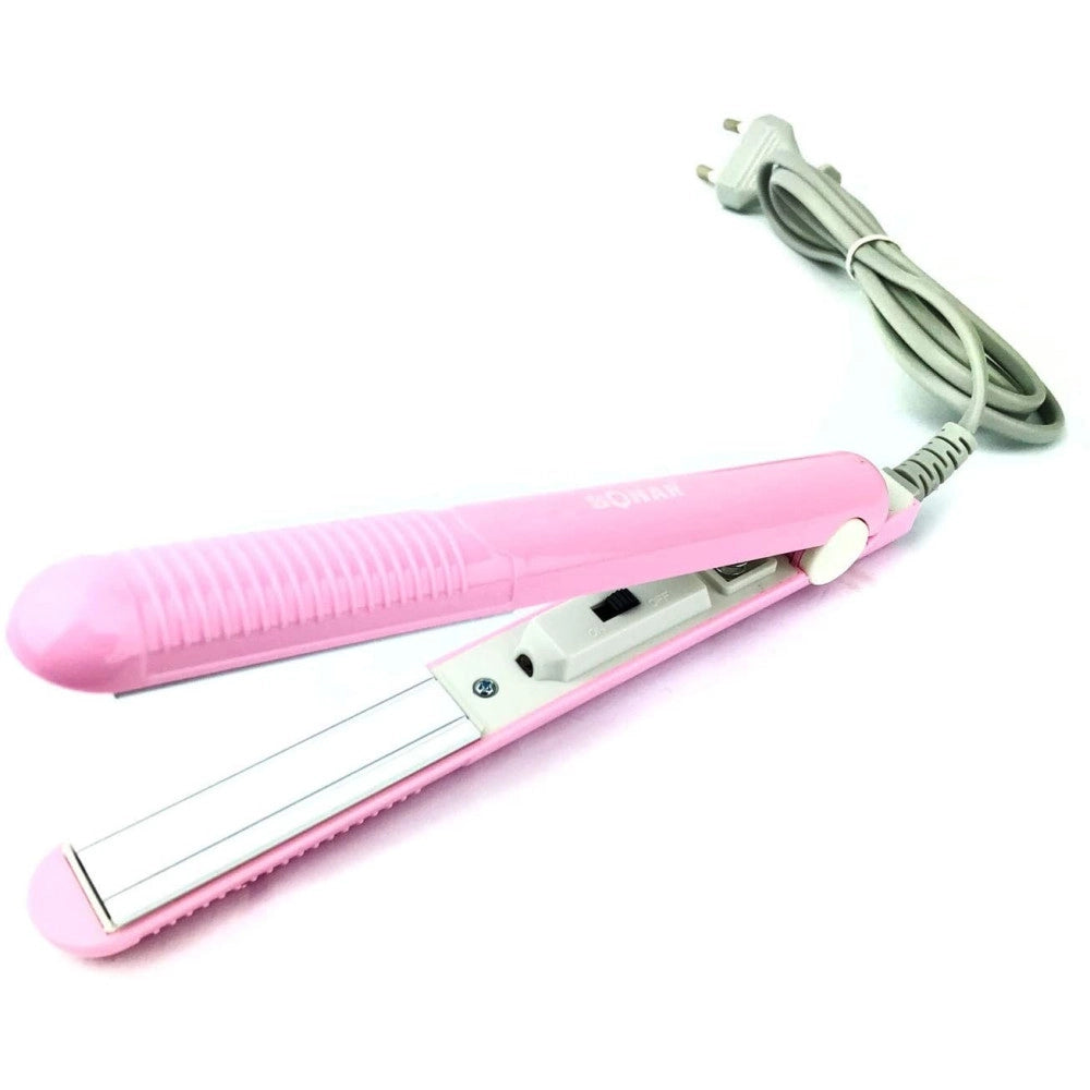 Trade Shop - Piastra Lisciante Per Capelli Lisci Sn010 Da Viaggio Rivestimento Ceramica 160° -