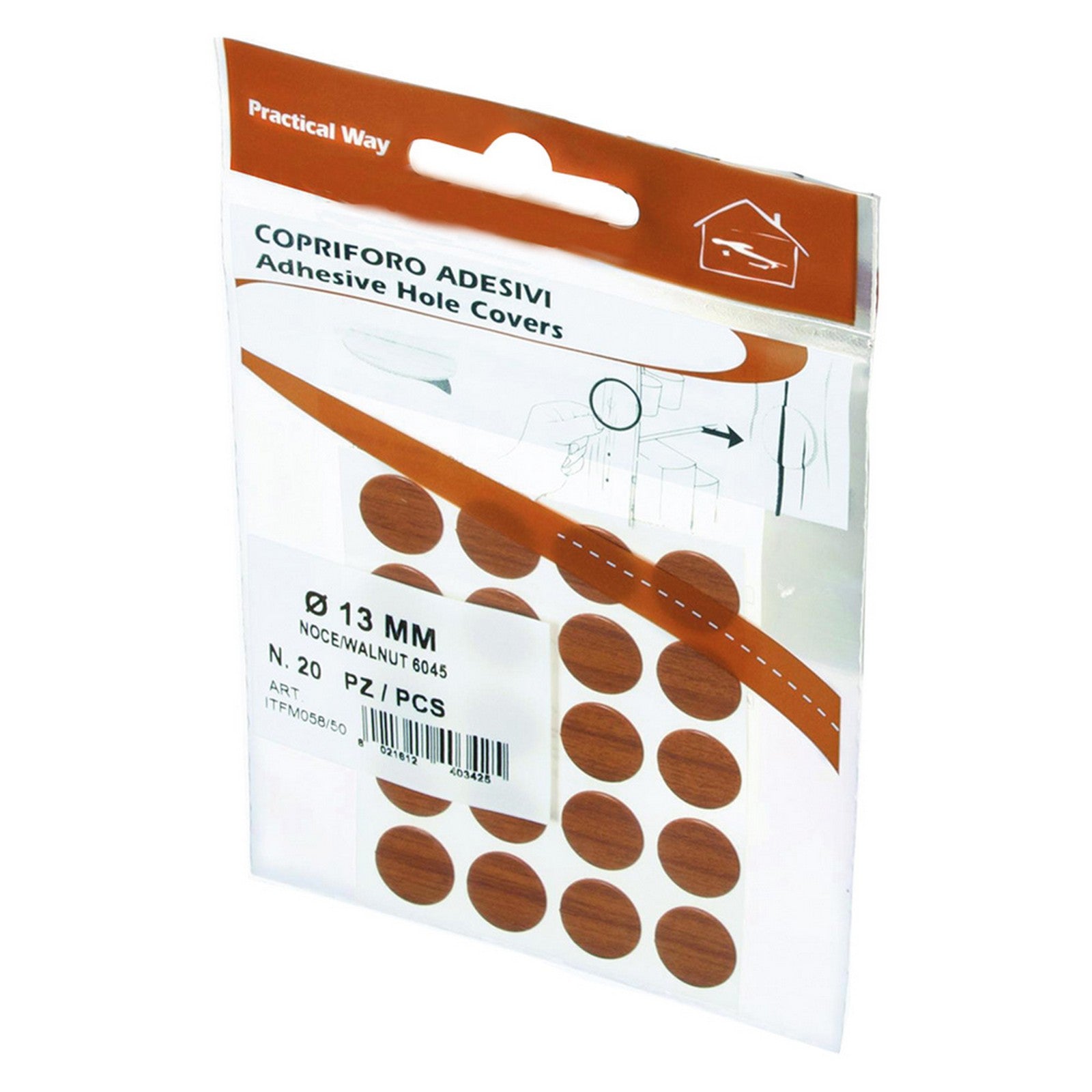 copriforo adesivo colore faggio cod:ferx.3085772nlm