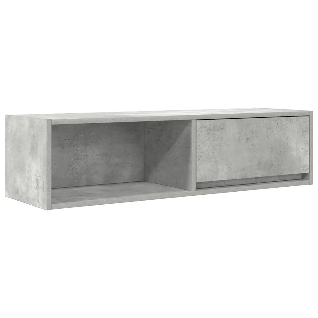 vidaXL Mobili TV 2 pz Grigio Cemento 100x31x25,5 cm Legno Multistrato