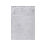 Tappeto moderno Saika grigio e bianco in poliestere