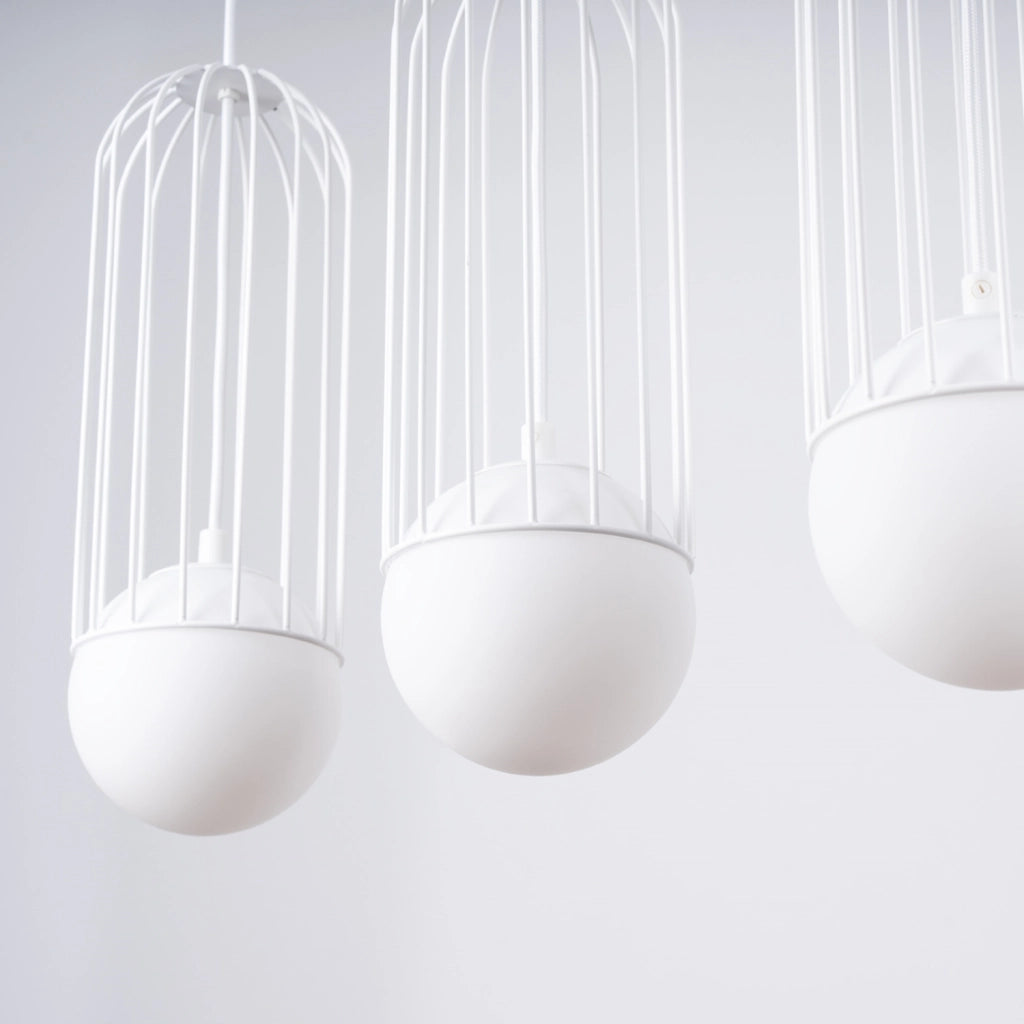 Lampada a sospensione GELIDA bianca 3xG9 Pure Lume