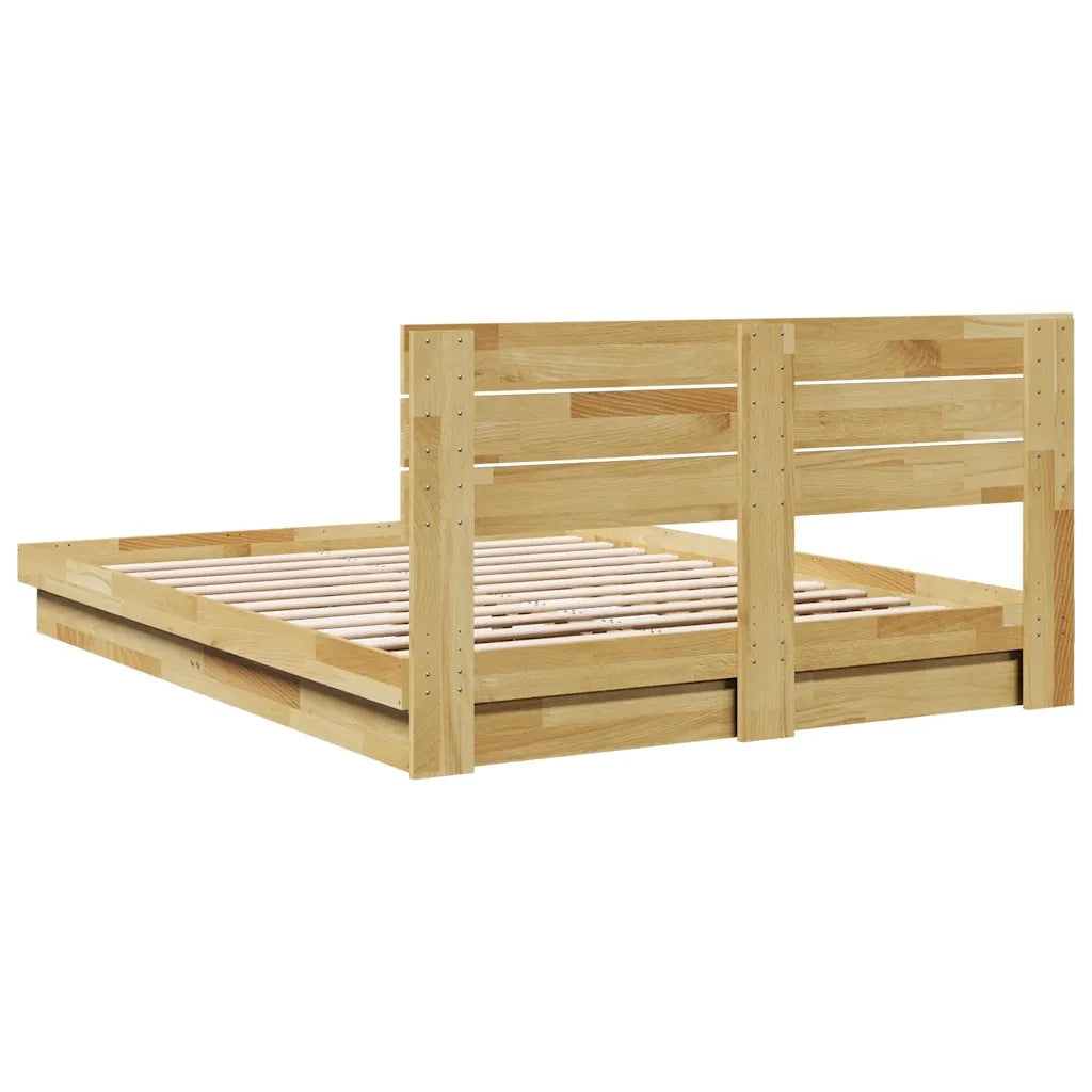 Struttura Letto con Testiera Senza Materasso 135x190 cm 3315745