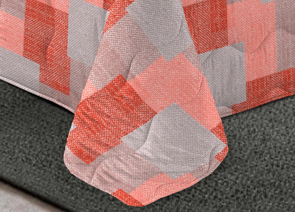 Trapunta Piumone Letto Invernale Imbottita 300gr Scaldanotti Islanda - 2 Piazze - Rosso
