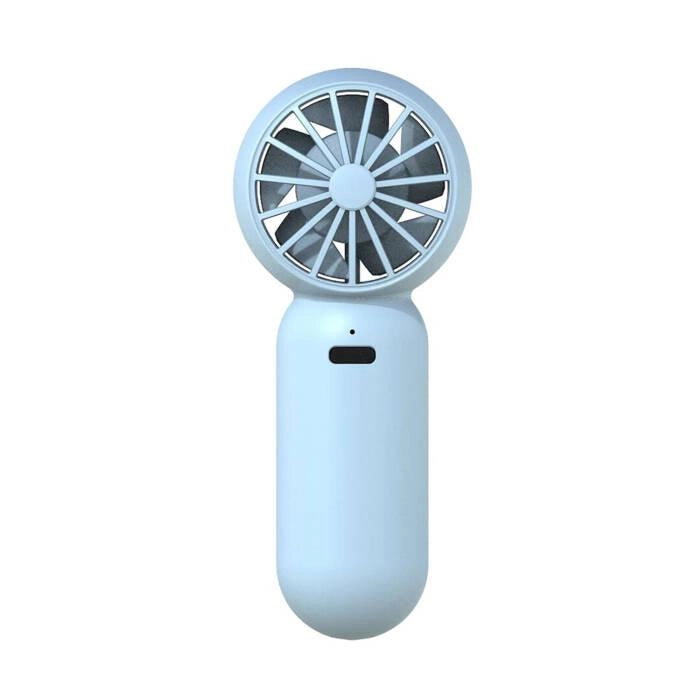Ventilatore portatile ricaricabile da mano, batteria 500mAh, 3 velocità, rotazione 10400 rpm, motore BLDC, ricarica USB-C - SOGO