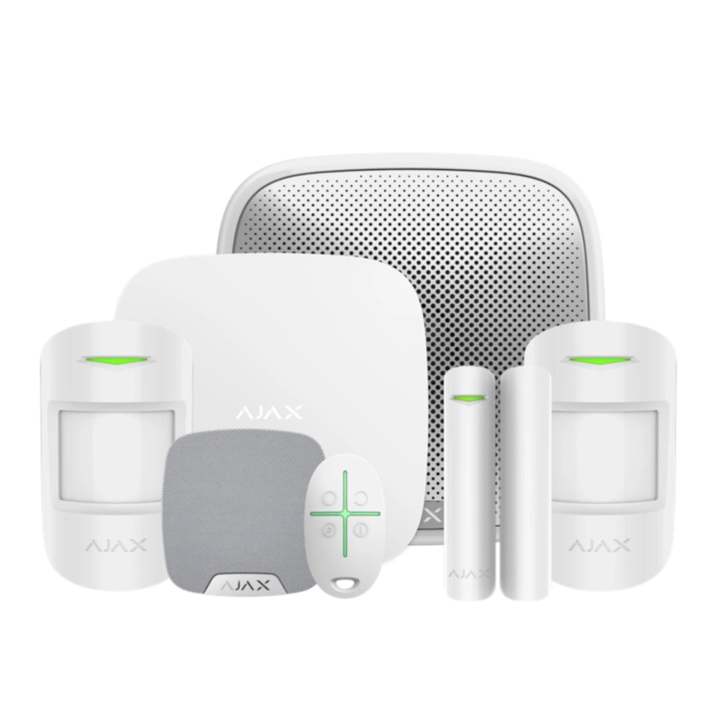 Ajax Kit Allarme Wifi Hub Sirena Motionprotect Pack 2