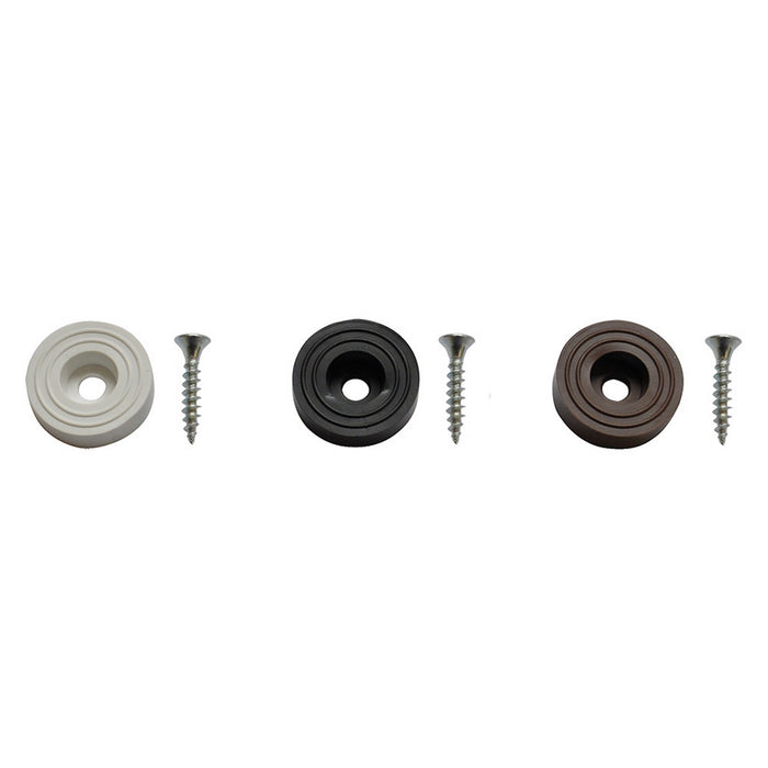 sottosedia con vite ã¸ 23 marrone - stecca da pz 8 cod:ferx.310072nlm