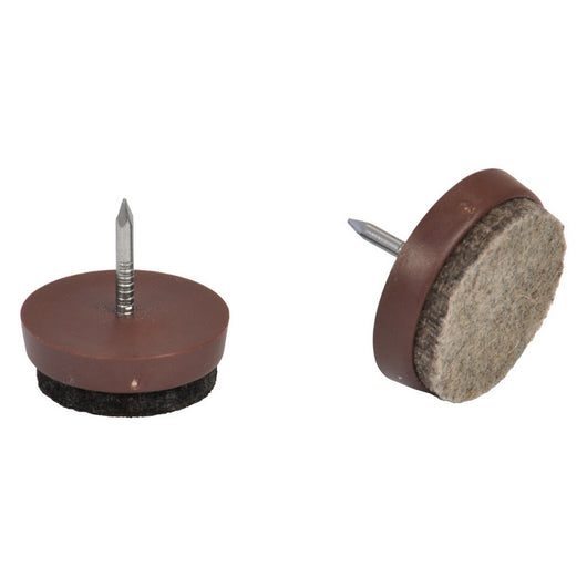 scivoli per mobili con feltrino mm 26 - colore marrone cod:ferx.3083860nlm