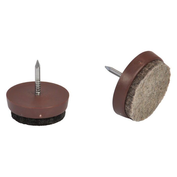 scivoli per mobili con feltrino mm 26 - colore marrone cod:ferx.3083860nlm