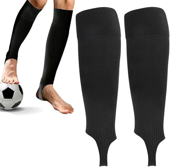 Calze da calcio per bambini e ragazzi adulti in nero, calze da calcio per bambini e ragazzi
