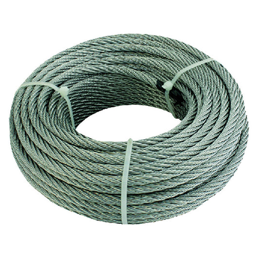 fune acciaio inox '316' mm 5 x rt. 25 mt cod:ferx.310770nlm