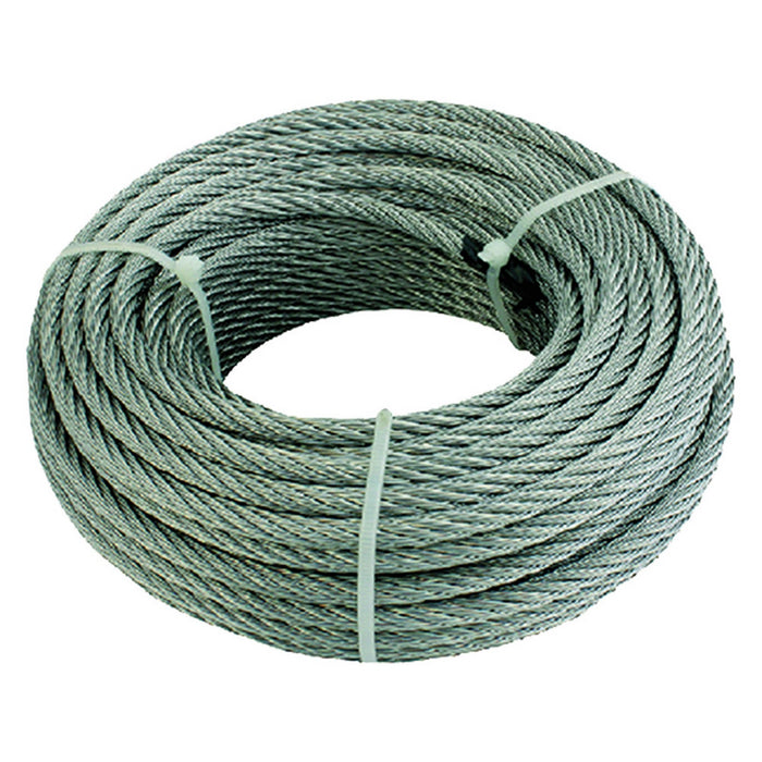 fune acciaio inox '316' mm 3 x rt. 25 mt cod:ferx.310764nlm