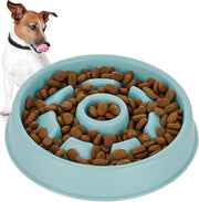 Bacetto per cani anti-schrocco - 550 ml - contro schiocchi - 550 ml - resistente a lavastoviglie - ciotola per cani - blu