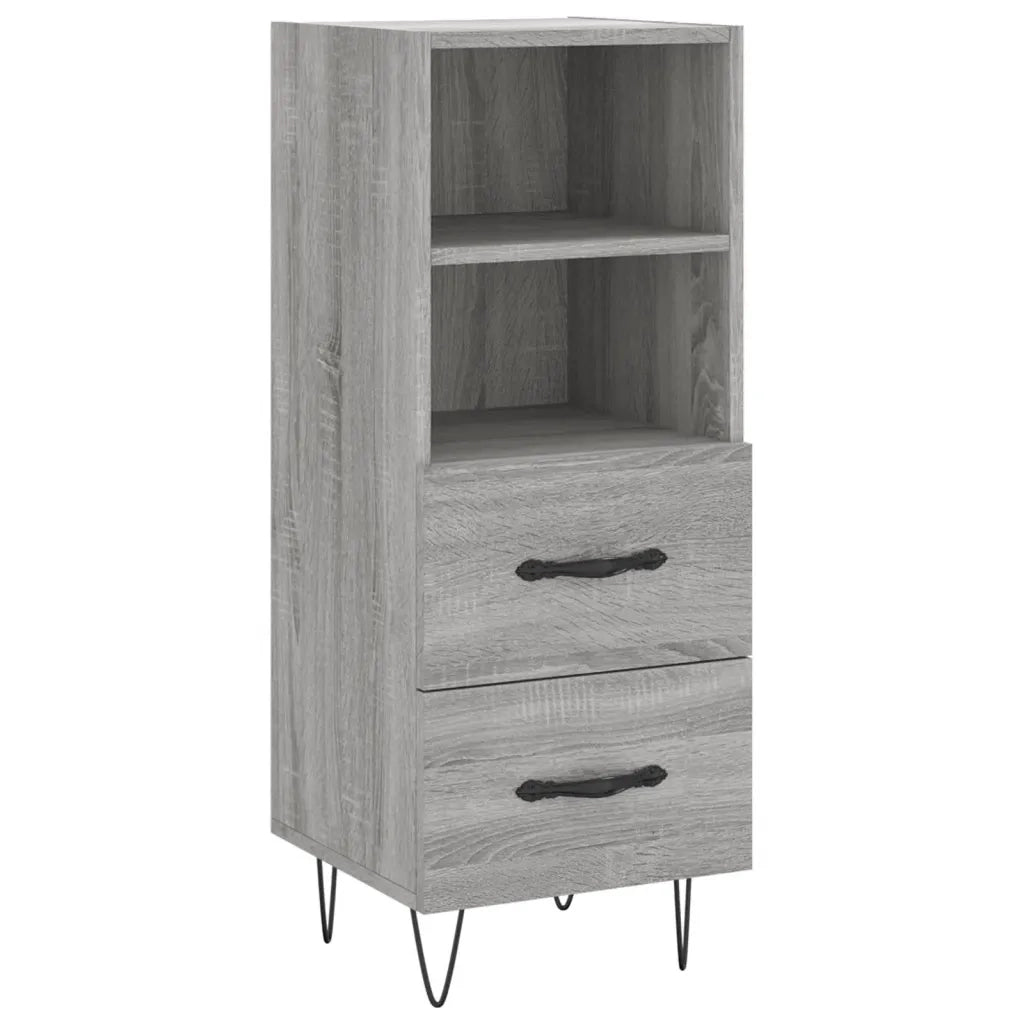 Credenza Grigio Sonoma 34,5x34x180 cm in Legno Multistrato 3198951