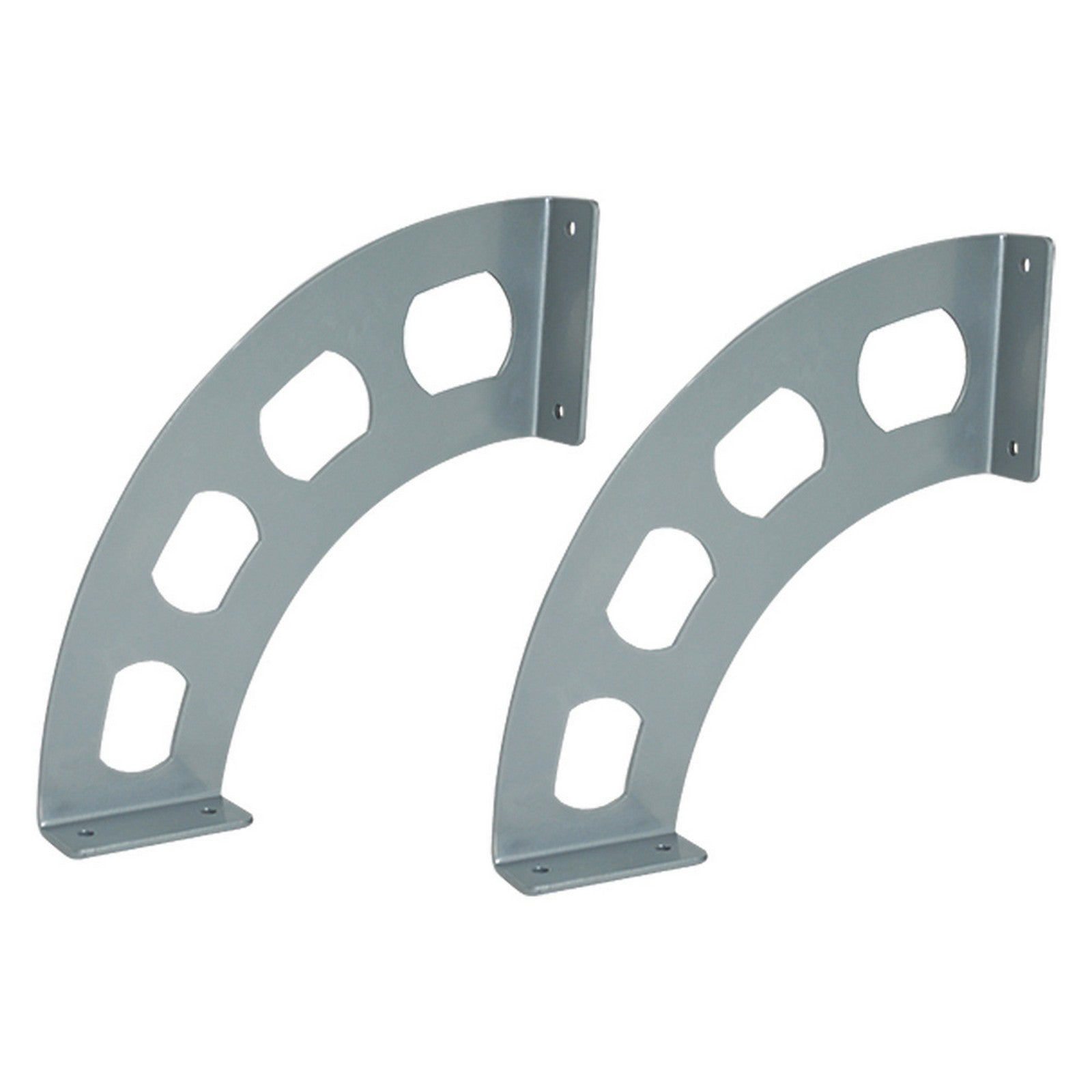 1coppia reggimensola 'boomerang' cm 20 - colore argento cod:ferx.3118260nlm