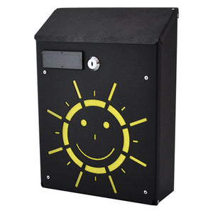 cassetta postale 'sole' cm 21 x 8 x h 30 cod:ferx.3131118nlm