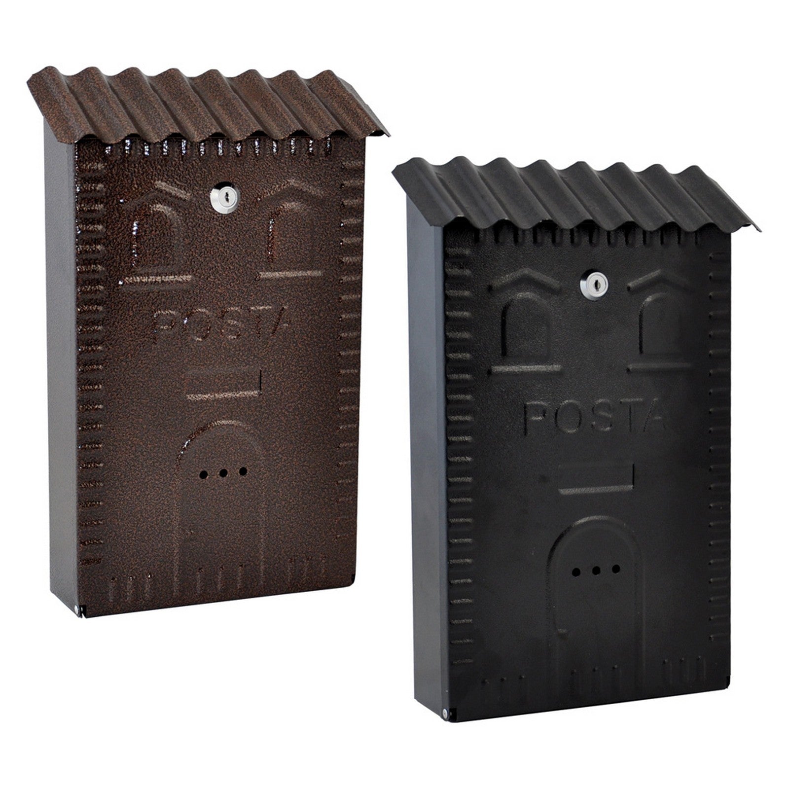 cassetta postale cm 25 x 9,5 x h 37 - nera cod:ferx.3130070nlm