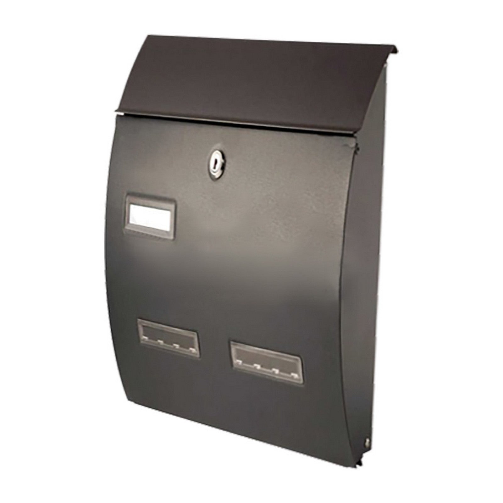 cassetta postale porta rivista '708b' cm 27 x 12 x h 40 - marrone cod:ferx.313009nlm