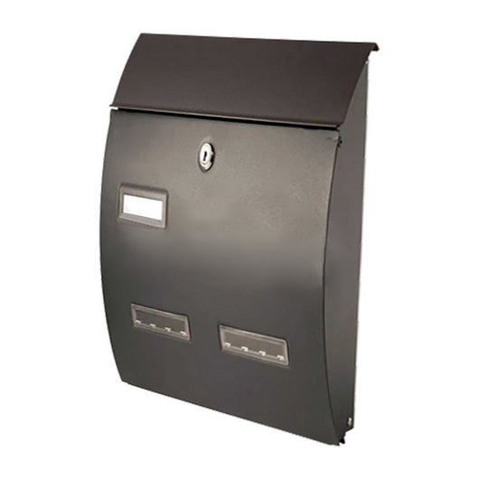 cassetta postale porta rivista '708b' cm 27 x 12 x h 40 - marrone cod:ferx.313009nlm